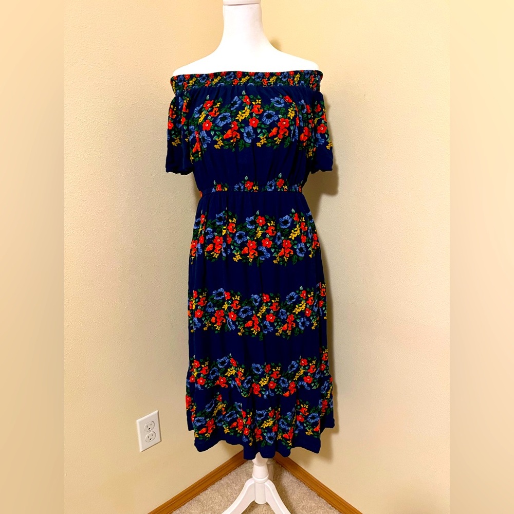 OLD NAVY Off Shoulder Dress Sz Medium